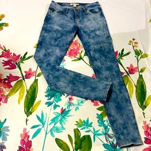 H&M Tie dye blue jeans